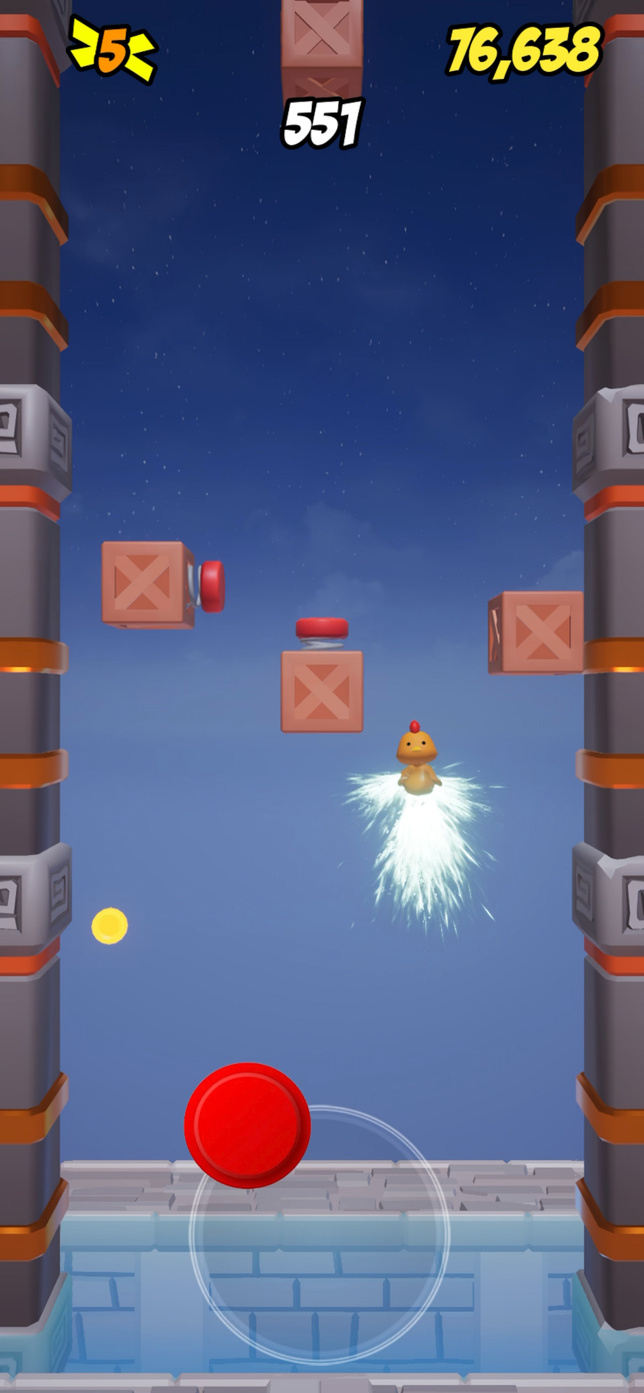 Road2Heaven Gameplay Rocket boost with flame effects